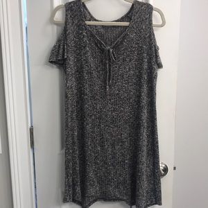 Cold shoulder dress
